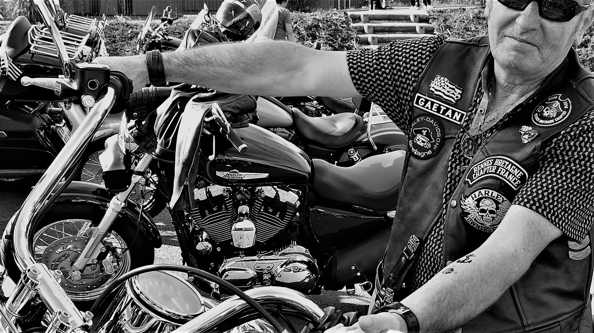Harley Davidson et tatouage éphémère