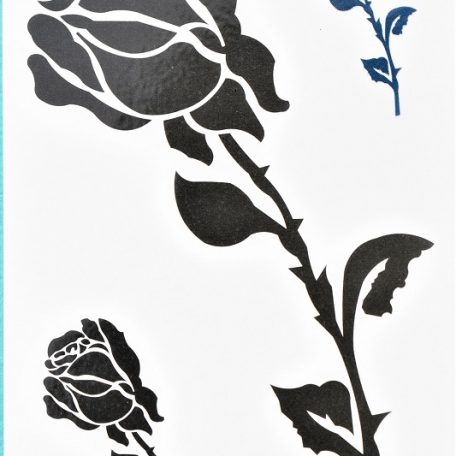 la rose noire en tatouage
