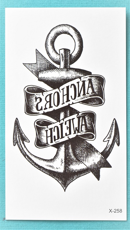 anchor black en tattoo