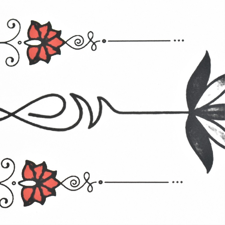 fleur en tatouage